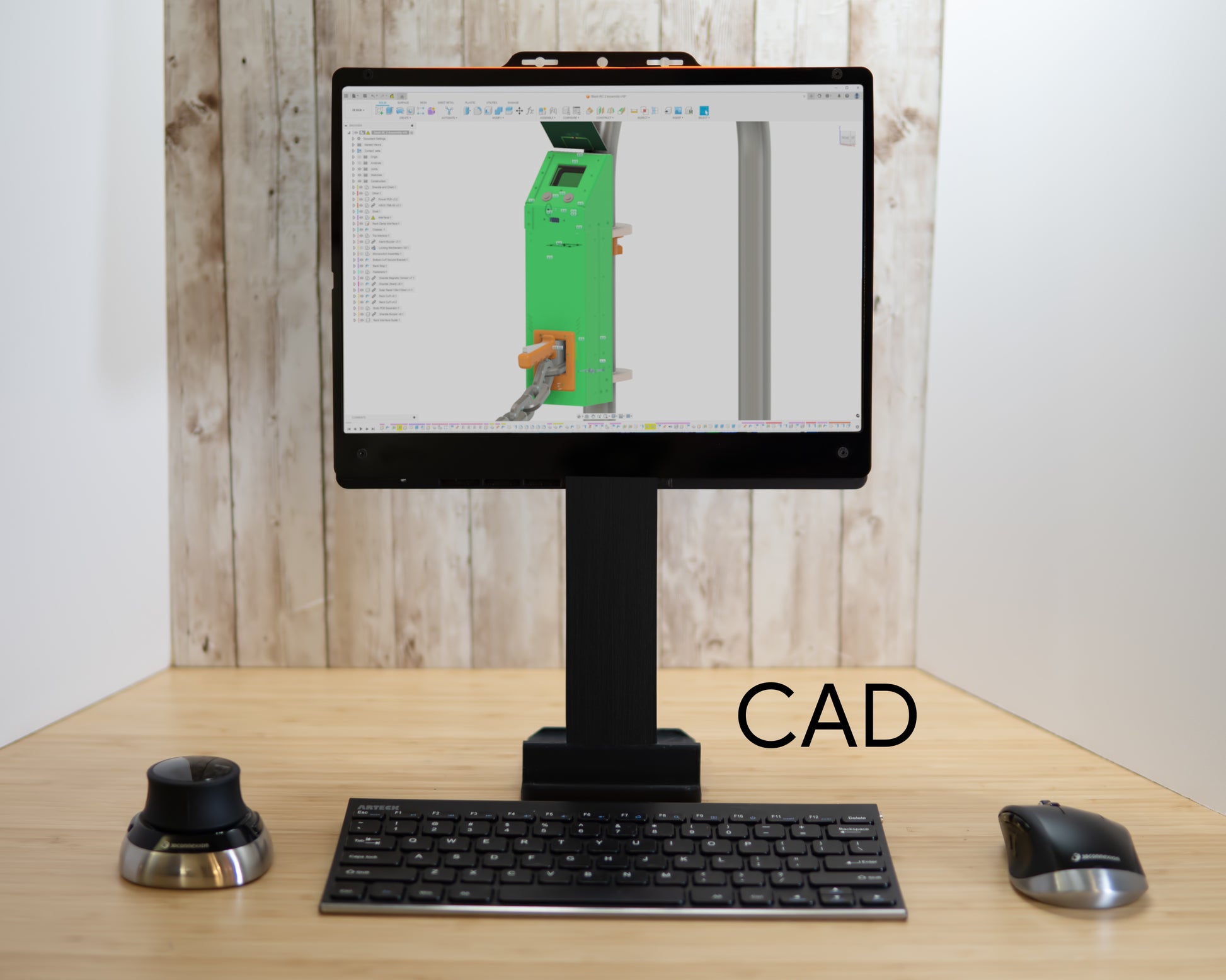With CAD peripherals