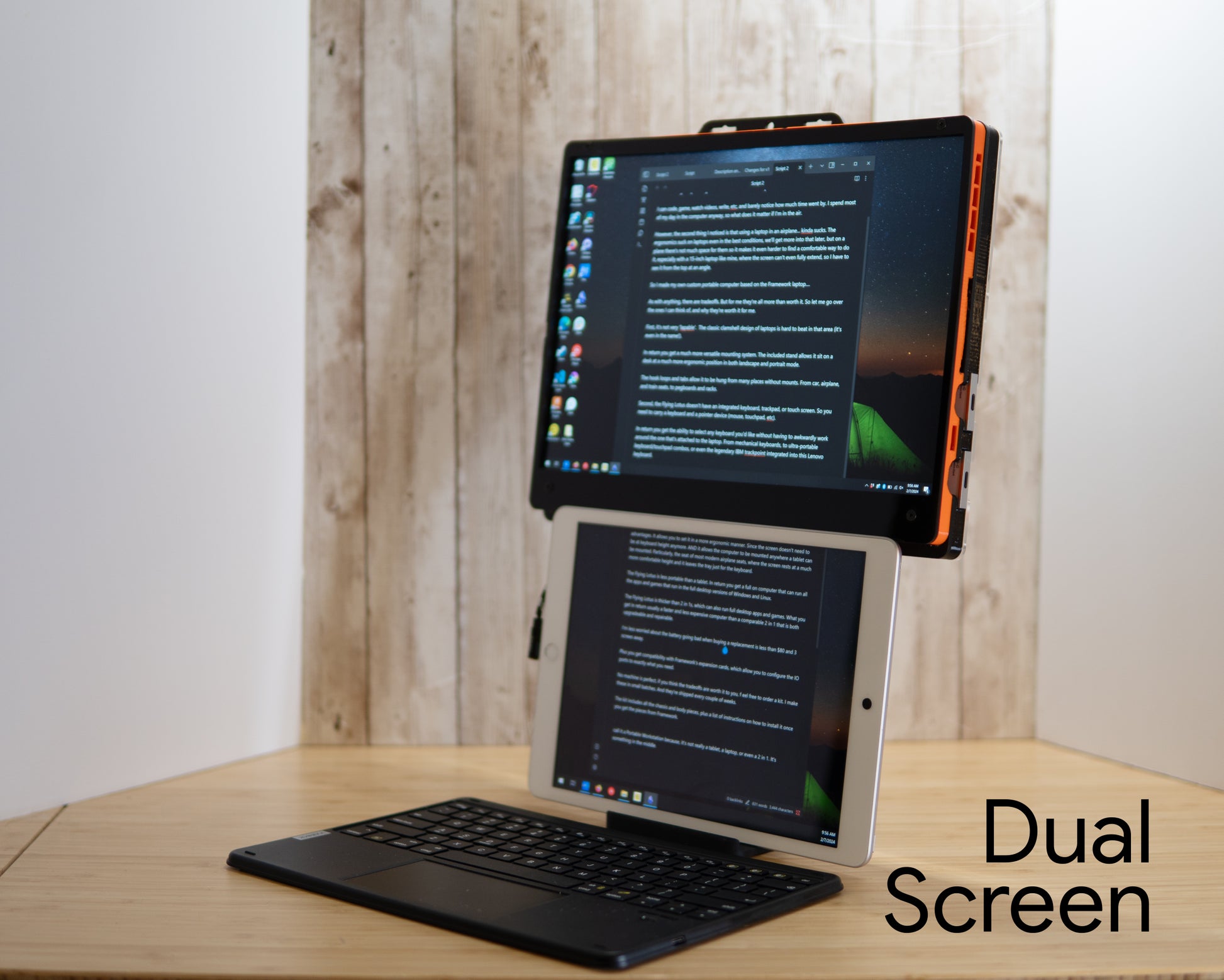 Dual Screen mode with an iPad